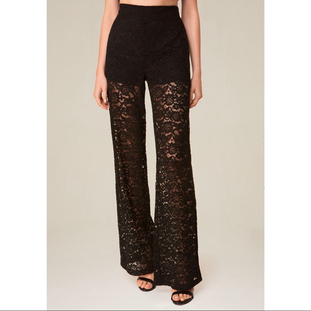 Lace Wide Leg Trouser